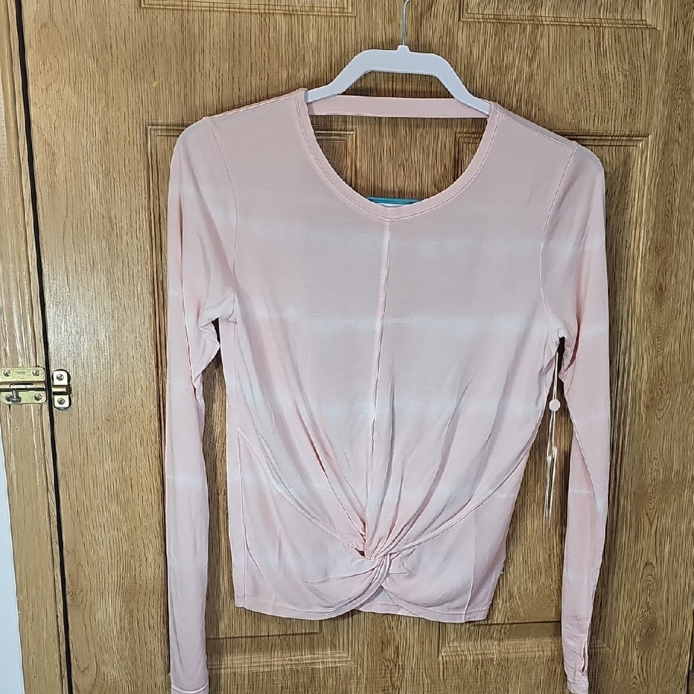 Max Studio Blush Pink Long Sleeve Top